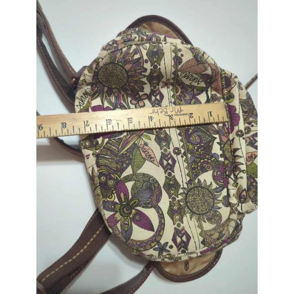 SAKROOTS  Owl Backpack Artist Circle Small Charm Whimsigoth Mini Bag Granola